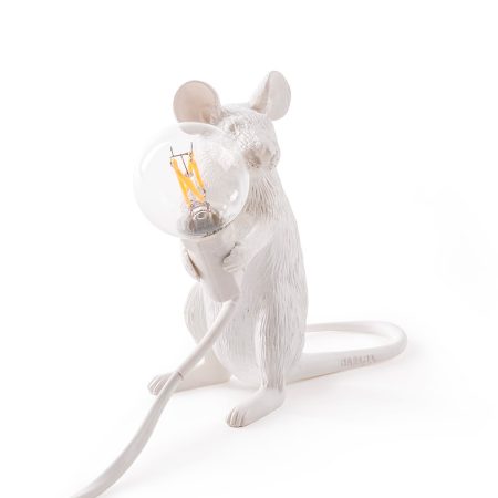 Lámpara ratón sentado